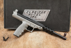 Claridge Family Collection Hi-Tec T-9 T9 Silver 9mm 9.5&rdquo; Semi-Automatic Pistol 1990-1993