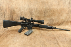 Bushmaster XM15-E2S 20" Semi-Auto Rifle .223 Rem Riton Optics&reg; 1 CONQUER 6-24x50mm Scope - 2