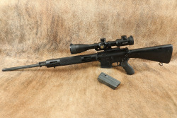 Bushmaster XM15-E2S 20" Semi-Auto Rifle .223 Rem Riton Optics&reg; 1 CONQUER 6-24x50mm Scope - 7