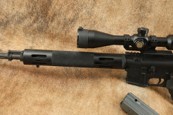 Bushmaster XM15-E2S 20" Semi-Auto Rifle .223 Rem Riton Optics&reg; 1 CONQUER 6-24x50mm Scope - 9