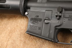 Bushmaster XM15-E2S 20" Semi-Auto Rifle .223 Rem Riton Optics&reg; 1 CONQUER 6-24x50mm Scope - 23