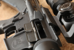 Bushmaster XM15-E2S 20" Semi-Auto Rifle .223 Rem Riton Optics&reg; 1 CONQUER 6-24x50mm Scope - 25