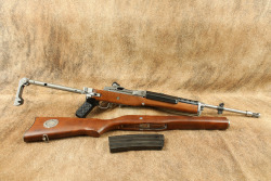 Ruger Mini-14 FBI National Academy 50th Anniversary 1985 .223 18.5" Semi-Auto Rifle Folding Stock - 2
