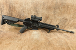 Colt LE6940 5.56 NATO 16&rdquo; M4 Barrel Semi Auto Rifle & Aimpoint Comp M4s, Wilson Combat Trigger 2011 - 2