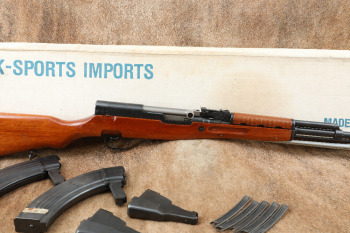 Chinese SKS Type 56 7.62x39mm Semi-Automatic Rifle Matching, Spike Bayonet, 4 Mags & Stripper Clips