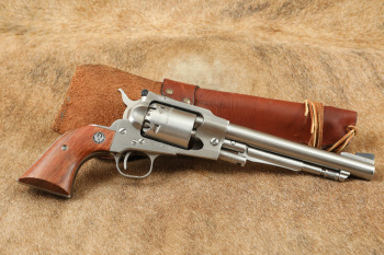 Ruger Old Army Stainless .44 Cal 7.5" Black Powder Revolver & Leather Holster