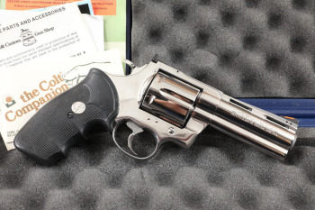 Colt Anaconda Brite Stainless 4" .45 Colt SA/DA Double Action Revolver, 1994