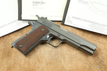 Rare 1941 Naval Commission Colt Commercial Government 1911 .45 ACP Semi-Auto Pistol Turnbull Restored C&R