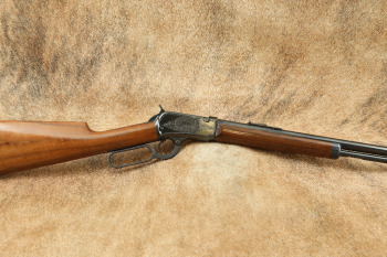 Engraved Custom Lever-Action Conversion Winchester Model 06 .22 Short, Long LR Rifle, 1911