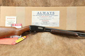 Winchester Model 61 Counter-Bore Smoothbore .22 LR Shot 24&rdquo; Pump Action Rifle, 1958 C&R