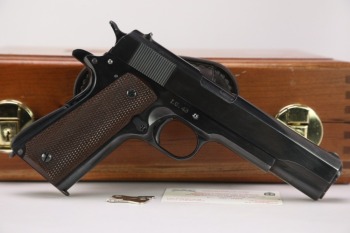 #43 of 50 Ithaca Gun Co. IG-Number 1911A1 .45 ACP Semi Auto Presentation Pistol