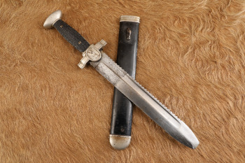 German WW2 Deutsche Rotes Kreuz DRK Red Cross EM Hewer Dagger & Sheath