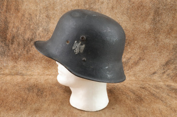 German Army WW2 Heer Single Decal Austrian Reissue M-17 Stahlhelm Steel Combat Helmet