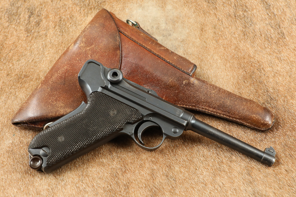 Swiss W F Bern M06/29 1929 4 3/4 7.65mm .30 Luger Semi-Automatic