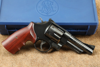 Smith & Wesson Model 25-13 Mountain Gun .45 Colt 4&rdquo; Blued Revolver 2005, Box & Accessories