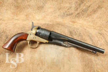 CVA Reproduction Colt Model 1860 Army 8 Inch Percussion Revolver .44 Caliber Blue & Case Color