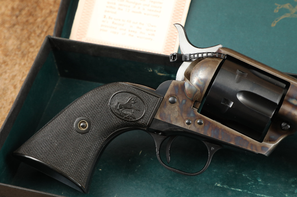 Colt Single Action Army Early 2nd Gen SAA Blued & Case Colored 7.5