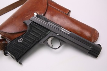 1960's Swiss Military SIG Model P49 P210 9mm Semi Automatic Pistol