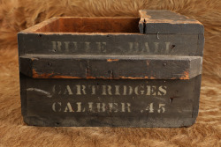 CANFIELD COLLECTION US Army Frankford Arsenal .45-70 Trapdoor Springfield Wooden Cartridge Crate - 7