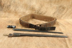 CANFIELD COLLECTION US Army Indian Wars Experimental M-1879 Trials Prairie Belt & Socket Bayonet, Sheath, & Rare Trials Frog - 2