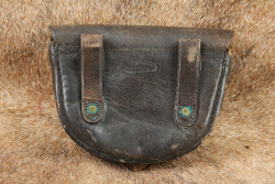 CANFIELD COLLECTION US Army Indian Wars Cavalry Trapdoor Springfield Carbine M-1874 Dyer Leather Ammo Pouch - 6