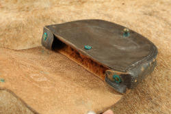 CANFIELD COLLECTION US Army Indian Wars Cavalry Trapdoor Springfield Carbine M-1874 Dyer Leather Ammo Pouch - 9