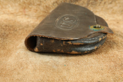 CANFIELD COLLECTION US Army Indian Wars Cavalry Trapdoor Springfield Carbine M-1874 Dyer Leather Ammo Pouch - 11
