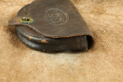 CANFIELD COLLECTION US Army Indian Wars Cavalry Trapdoor Springfield Carbine M-1874 Dyer Leather Ammo Pouch - 13
