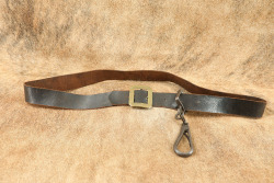 CANFIELD COLLECTION US Army Indian Wars Cavalry "E.A. CROSSMAN" Marked Leather Carbine Sling