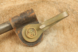 CANFIELD COLLECTION US Army Indian Wars M-1873 Trapdoor Springfield Socket Bayonet & Sheath W/ Frog - 11