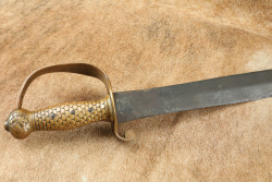 Ames Model 1841 U.S. Naval Cutlass, 26&rdquo; Mexican War Dated 1846 Sword - 6