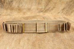 CANFIELD COLLECTION US Army Spanish-American War .30-40 Krag Blue Ticked Khaki Cartridge Belt - 2