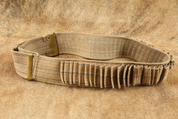 CANFIELD COLLECTION US Army Spanish-American War .30-40 Krag Blue Ticked Khaki Cartridge Belt - 3