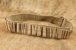 CANFIELD COLLECTION US Army Spanish-American War .30-40 Krag Blue Ticked Khaki Cartridge Belt - 5