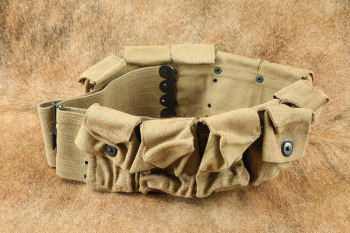 CANFIELD COLLECTION US Army WW1 Mills M-1910 Khaki Medical Corpsman Belt 1917