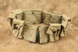 CANFIELD COLLECTION US Army WW1 Mills M-1910 Khaki Medical Corpsman Belt 1917 - 6