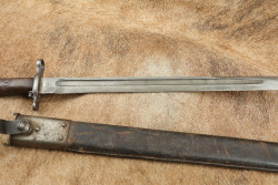 CANFIELD COLLECTION US Army Pre-WW1 Early No Serial Number RIA M-1905 Springfield Bayonet & Sheath - 3