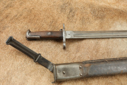 CANFIELD COLLECTION US Army Pre-WW1 Early No Serial Number RIA M-1905 Springfield Bayonet & Sheath - 6