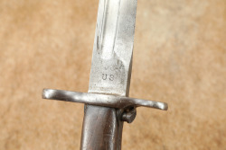 CANFIELD COLLECTION US Army Pre-WW1 Early No Serial Number RIA M-1905 Springfield Bayonet & Sheath - 10