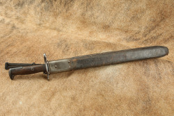 CANFIELD COLLECTION US Army Pre-WW1 Early No Serial Number RIA M-1905 Springfield Bayonet & Sheath - 12