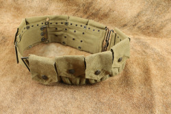 CANFIELD COLLECTION US Army Pre-WW1 Rimless & Rimmed Eagle Snap Springfield M-1910 Cartridge Belt - 4