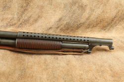 Late War Factory Parkerized WWII Winchester Model 12 Trench Gun 12 GA Pump Shotgun, Ca. 1945 C&R - 5