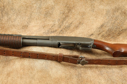 Late War Factory Parkerized WWII Winchester Model 12 Trench Gun 12 GA Pump Shotgun, Ca. 1945 C&R - 14