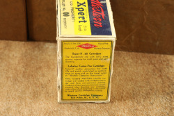 CANFIELD COLLECTION US Army WW2 U.S. PROPERTY Western 12 GA. 00 Buckshot 8x Boxes of 25x Shells in Wooden Cartridge Crate 15" x 9" x 9" - 10