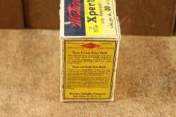 CANFIELD COLLECTION US Army WW2 U.S. PROPERTY Western 12 GA. 00 Buckshot 8x Boxes of 25x Shells in Wooden Cartridge Crate 15" x 9" x 9" - 12