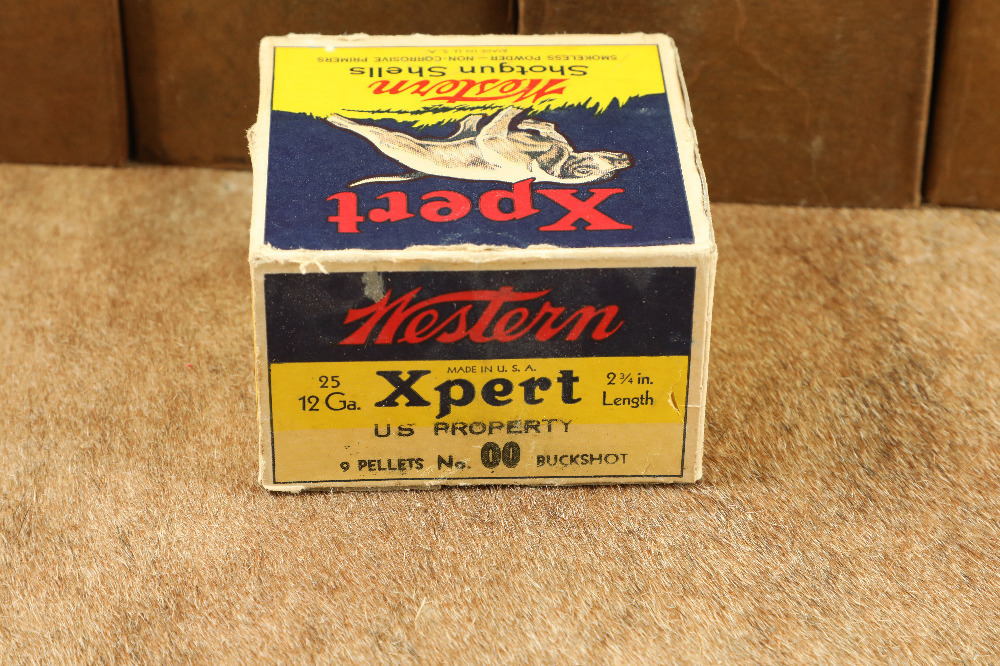CANFIELD COLLECTION US Army WW2 U.S. PROPERTY Western 12 GA. 00