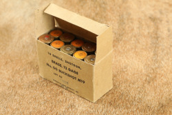 CANFIELD COLLECTION US Army WW2 Remington Arms Box of 10x M19 12 GA. Brass 00 Buckshot Shotgun Shells - 2