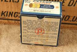 CANFIELD COLLECTION US Army WW2 U.S. PROPERTY Peters 12 GA. 00 Buckshot 20x Boxes of 25x Shells in Wooden Cartridge Crate 15" x 9" x 9" - 4