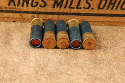 CANFIELD COLLECTION US Army WW2 U.S. PROPERTY Peters 12 GA. 00 Buckshot 20x Boxes of 25x Shells in Wooden Cartridge Crate 15" x 9" x 9" - 8