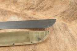 CANFIELD COLLECTION US Army Vietnam Ontario M-1942 Jungle Machete & WW2 Avery Sheath - 5